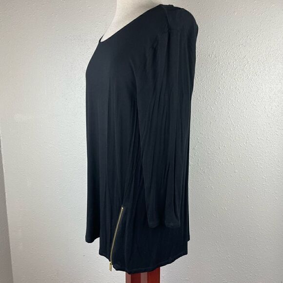 Ellen Tracy Long Sleeve Top Size L EUC - Picture 4 of 6